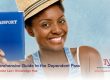 African descent lady all smiles holding a passport in hand showing concept of Comprehensive Guide to the Dependent Pass in Kenya | Immigration law firm in Kenya | Immigration legal services | Njaga & Co Advocates LLP