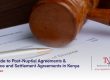 Post-Nuptial Agreements & Divorce and Settlement Agreements