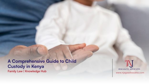 2 year old baby hand on his father's palm while he is carried by him on the couch: child custody concept | Guide to Child Custody in Kenya | 7 FAQs on Child custody in Kenya