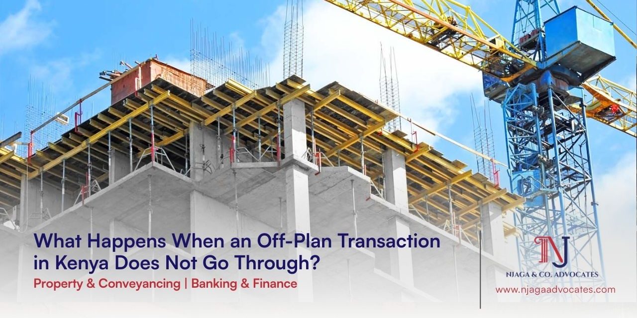 construction on going with crane on site | Off-Plan development in kenya | real estate lawyers in kenya | off plan law in kenya
