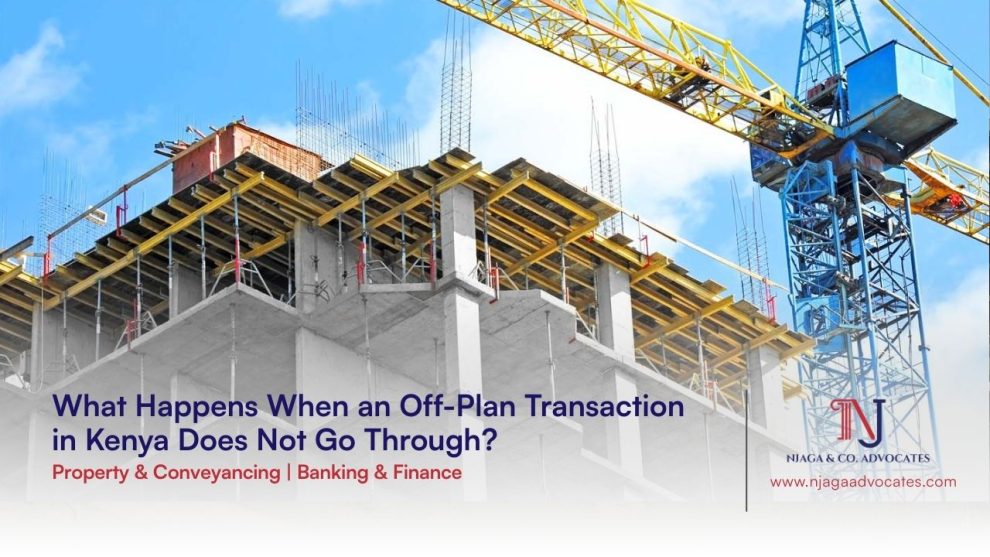 construction on going with crane on site | Off-Plan development in kenya | real estate lawyers in kenya | off plan law in kenya