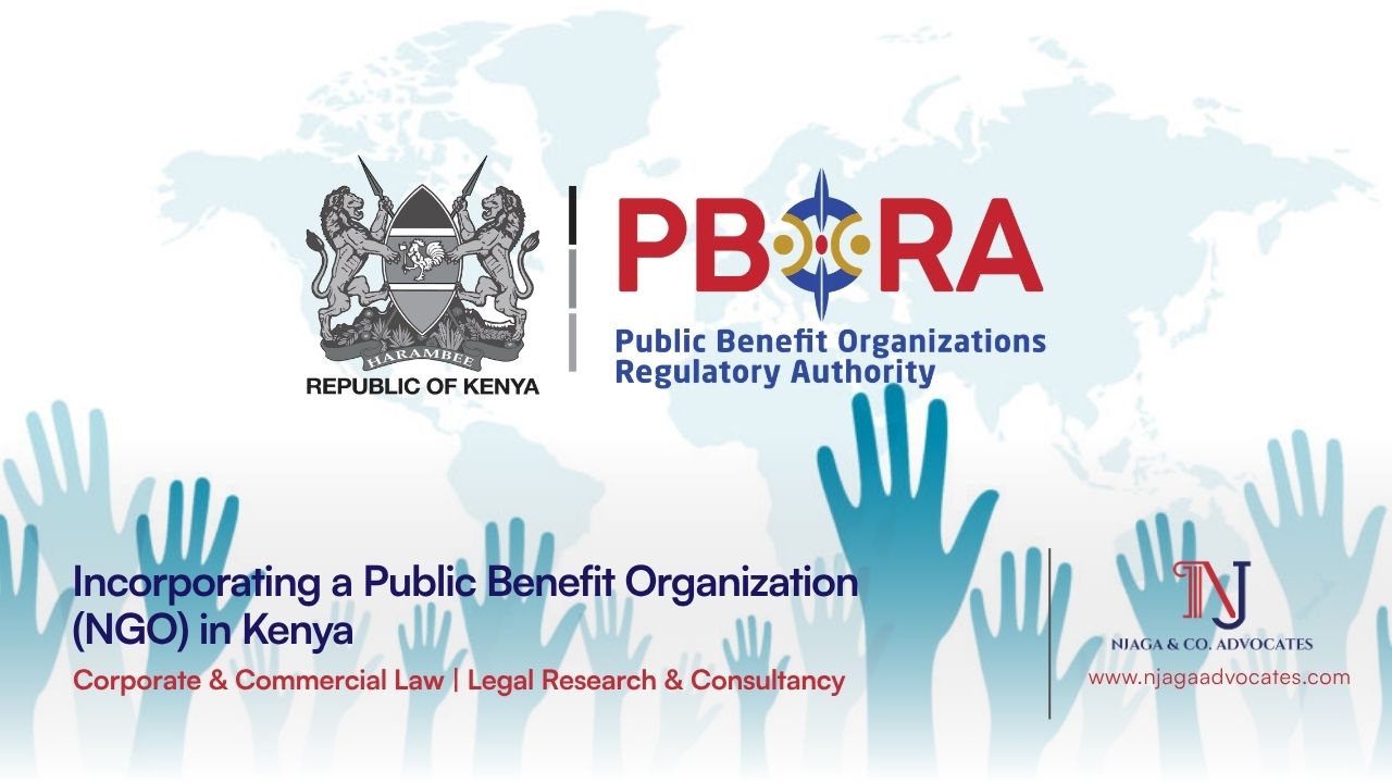Incorporating a Public Benefit Organization (NGO) in Kenya
