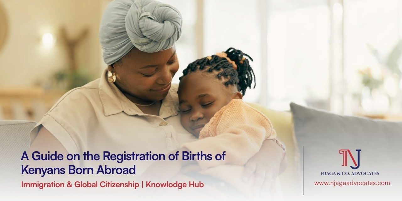 A Guide on the Registration of Births of Kenyans Born Abroad An African descent mother holding her toddler while seated on the coach highlighting birth registration | A Guide on the Registration of Births of Kenyans Born Abroad by Njaga Advocates | Immigration lawyers in Nairobi
