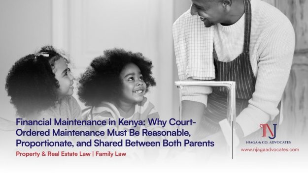 Financial Maintenance in Kenya: Why Court-Ordered Maintenance Must Be Reasonable, Proportionate, and Shared Between Both Parents