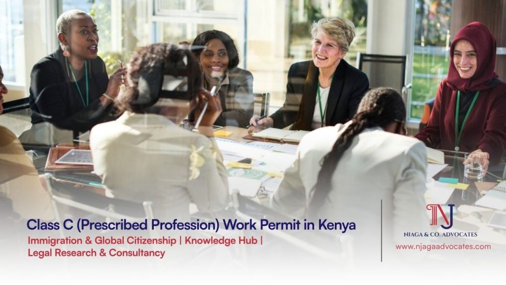 Class C (Prescribed Profession) Work Permit in Kenya