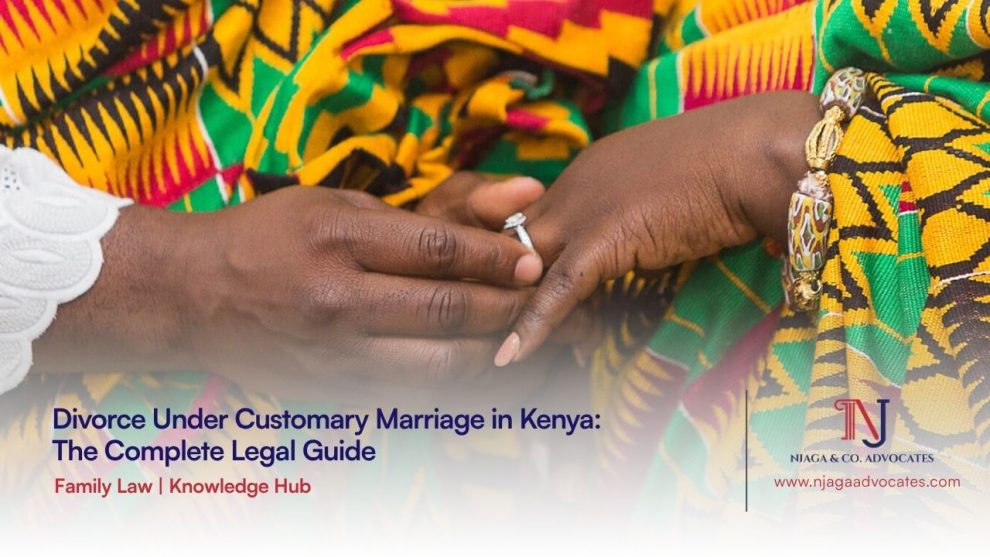 Divorce Under Customary Marriage in Kenya Divorce Under Customary Marriage in Kenya
