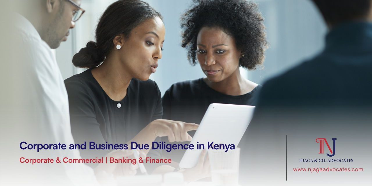Corporate and Business Due Diligence Corporate and Business Due Diligence